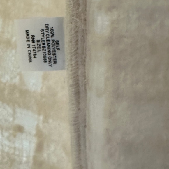 Blithe LA Cream Textured Vest & Skirt Set P2P 18” Waist 15.5” | 710 - Picture 4 of 12